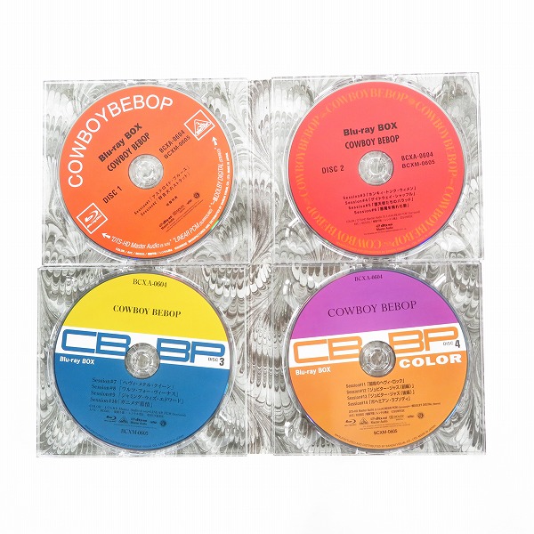 実際に弊社で買取させて頂いたブルーレイ/BD COWBOY BEBOP/カウボーイビバップ Blu-ray BOX 初回限定版/天国の扉 Blu-ray 2点セットの画像 2枚目