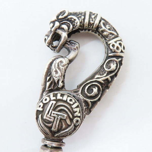 実際に弊社で買取させて頂いた【ギャラ付】レザーズ＆トレジャーズ 4ライオンブレイデッドビーズウォレットチェーン w/ケルティッククリップの画像 6枚目