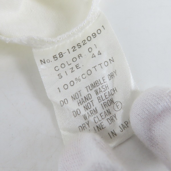 実際に弊社で買取させて頂いたDRESS CAMP×JOJO/ドレスキャンプ×ジョジョの奇妙な冒険 スワロフスキー Tシャツ 半袖 カットソー 44の画像 3枚目