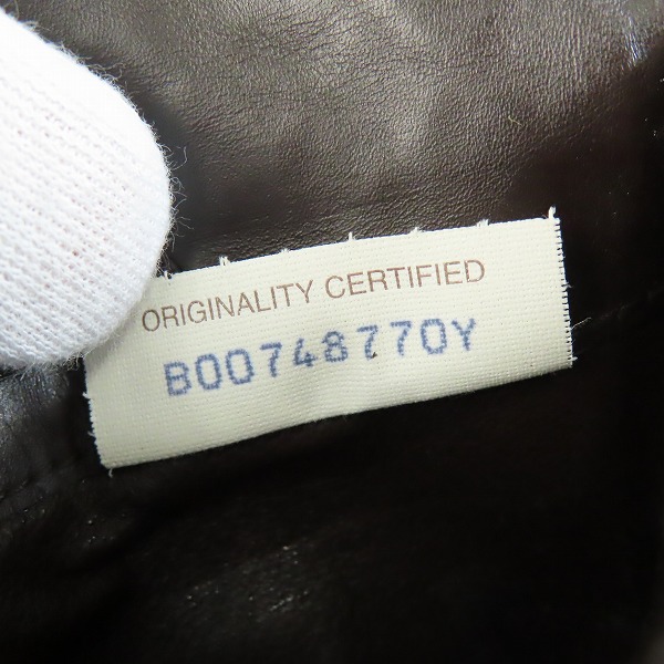実際に弊社で買取させて頂いたBOTTEGA VENETA/ボッテガヴェネタ イントレチャート カードケース/名刺入れの画像 6枚目