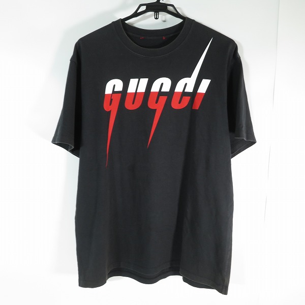 実際に弊社で買取させて頂いた【JPタグ】GUCCI/グッチ オーバーサイズ ブレード プリントTシャツ 565806 XJAZY/L