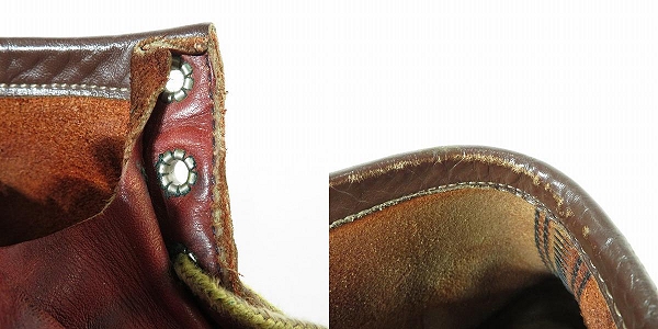 実際に弊社で買取させて頂いたRED WING/レッドウィング 四角犬タグ アイリッシュセッター モックトゥ ブーツ 8875/10の画像 8枚目