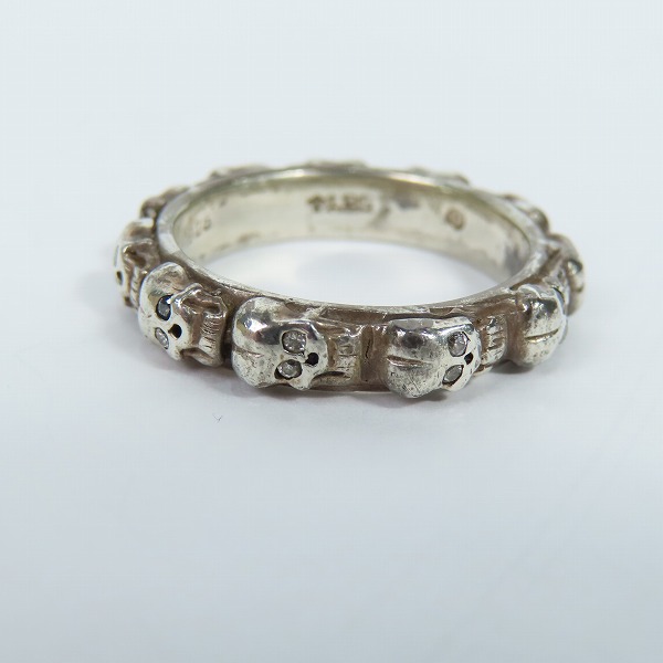 実際に弊社で買取させて頂いたLoree Rodkin/ローリーロドキン スカルバンド リング 21号の画像 1枚目