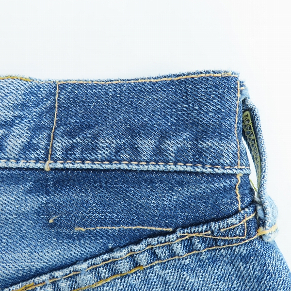 実際に弊社で買取させて頂いたLevi’s/リーバイス 刻印無/TALONジップ/赤耳/隠しリベット/Vステッチ/リペア ヴィンテージ/ビンテージ デニムパンツの画像 2枚目
