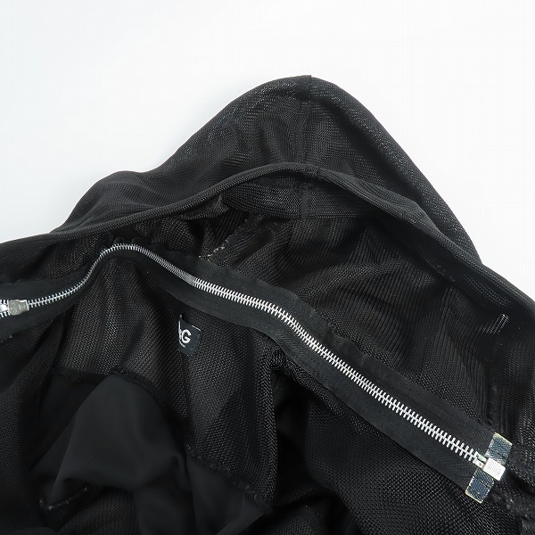 実際に弊社で買取させて頂いたD&G/ディーアンドジー DOLCE&GABBANA/ドルチェ&ガッバーナ メッシュ ベロア切り替え ブルゾン/Mの画像 8枚目