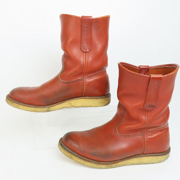 実際に弊社で買取させて頂いたRED WING/レッドウィング 羽タグ PECOS BOOTS/ペコスブーツ 8866 7.5Eの画像 3枚目