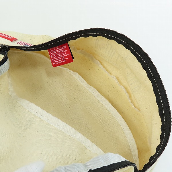 実際に弊社で買取させて頂いたManhattan Portage/マンハッタンポーテージ ウエストバッグ/クリーム系の画像 4枚目