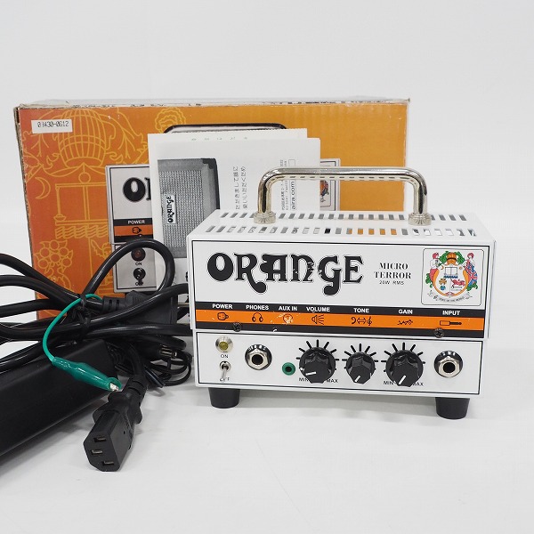 実際に弊社で買取させて頂いたORANGE/オレンジ MICRO TERROR/マイクロテラー 20W ギターアンプ ヘッドアンプ【動作確認済】