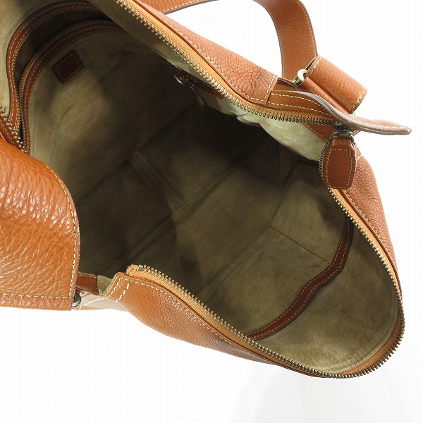 実際に弊社で買取させて頂いた土屋鞄製造所/ツチヤカバン Tone/トーン オイルヌメ ソフトルーズショルダーバッグの画像 4枚目