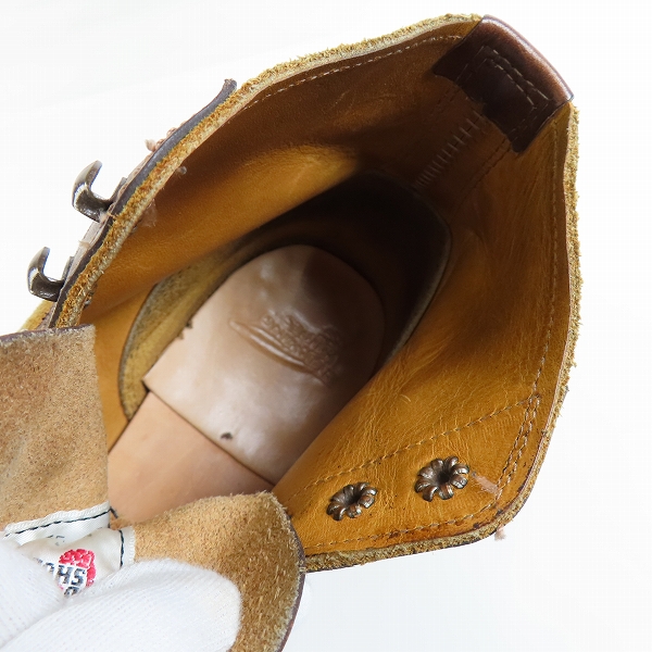 実際に弊社で買取させて頂いたRED WING/レッドウィング OUTING BOOT/アウティングブーツ 8827/US9の画像 4枚目