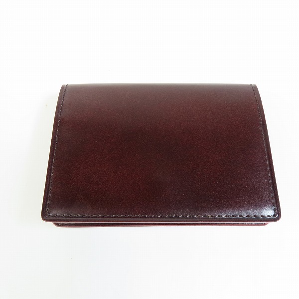 実際に弊社で買取させて頂いたGANZO/ガンゾ CORDOVAN/コードバン レザー 馬革 カード コインケース/小銭入れ 57651/01099 43A