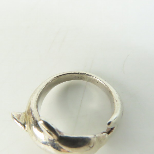 実際に弊社で買取させて頂いたHOLLYWOOD RANCH MARKET/ハリウッドランチマーケット ドルフィン/イルカ リング 12号の画像 6枚目