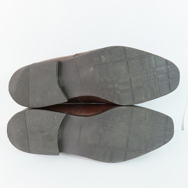 実際に弊社で買取させて頂いたBURBERRY/バーバリー タッセルローファー/レザーシューズ ウィングチップ BU1460/25の画像 2枚目