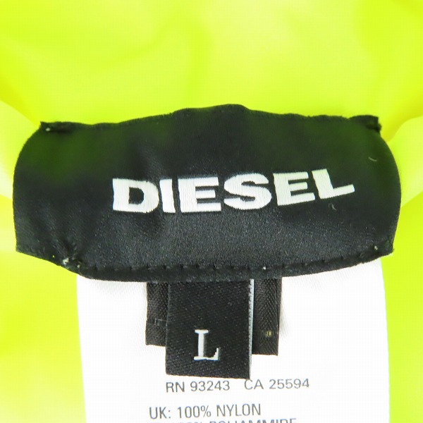実際に弊社で買取させて頂いたDIESEL/ディーゼル  ダメージ加工 リバーシブル パテッド MA-1ジャケット J-ROSS-REV 00SAS1/Lの画像 4枚目