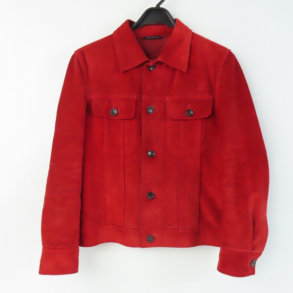 実際に弊社で買取させて頂いた【JPタグ】GUCCI/グッチ トムフォード期 スエード レザージャケット 161840 XC108/46