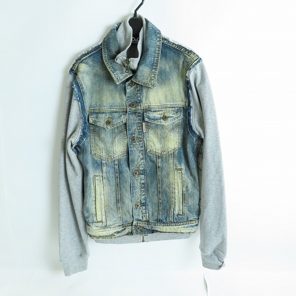 実際に弊社で買取させて頂いたD&G/ディーアンドジー DOLCE&GABBANA/ドルチェ&ガッバーナ デニムジャケット切替ブルゾン RB0534/L