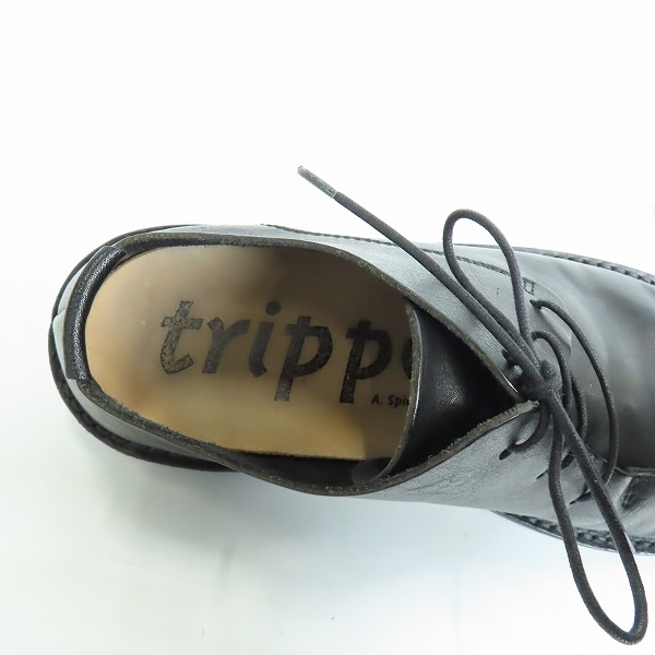 実際に弊社で買取させて頂いたtrippen/トリッペン GANGSTER WAW レザー シューズの画像 4枚目