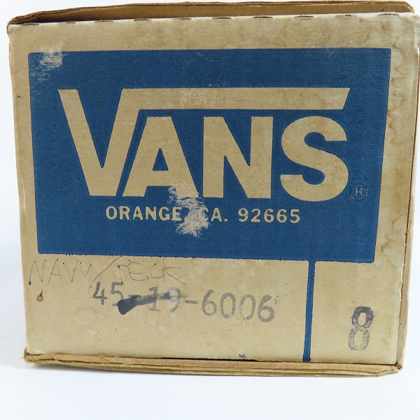 実際に弊社で買取させて頂いた【観賞用】VANS/バンズ VANDOREN 70s-80s ヴィンテージ スニーカー/8の画像 9枚目