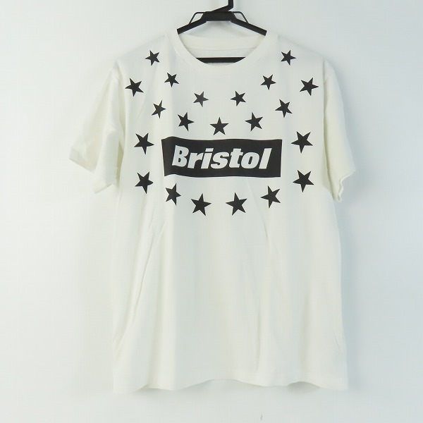 実際に弊社で買取させて頂いたF.C.Real Bristol/F.C.レアルブリストル  17SS STAR BOX LOGO CREW NECK TEE/Tシャツ/FCRB-170058/M