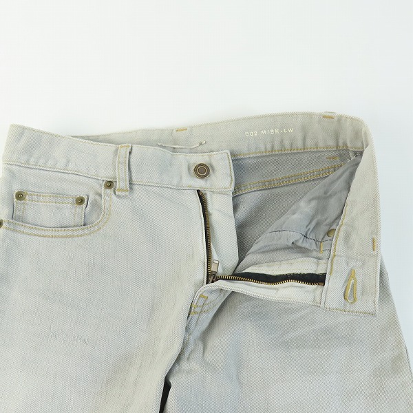 実際に弊社で買取させて頂いたSAINT LAURENT PARIS/サンローランパリ デニムパンツ 344124 YM39R/28の画像 2枚目