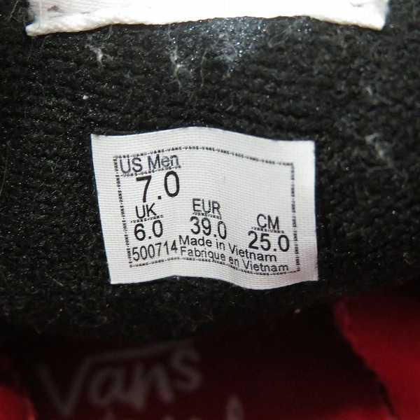 実際に弊社で買取させて頂いたVANS×KROOKED/バンズ×クルキッド SKATE SK8-HI Ray Barbee Natas スニーカー 500714/25の画像 5枚目