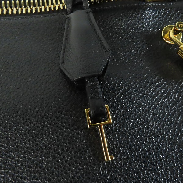 実際に弊社で買取させて頂いたTOM FORD/トムフォード カデナ/パドロック付 クラッチ/セカンドバッグの画像 6枚目