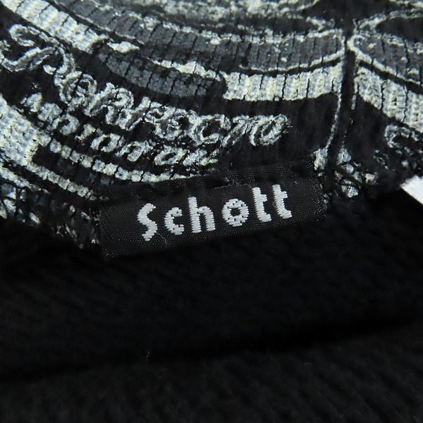 実際に弊社で買取させて頂いたSCHOTT/ショット PERFECTO MOTOR OIL/パーフェクトモーターオイル 総柄 カットソー 3103089/Lの画像 3枚目