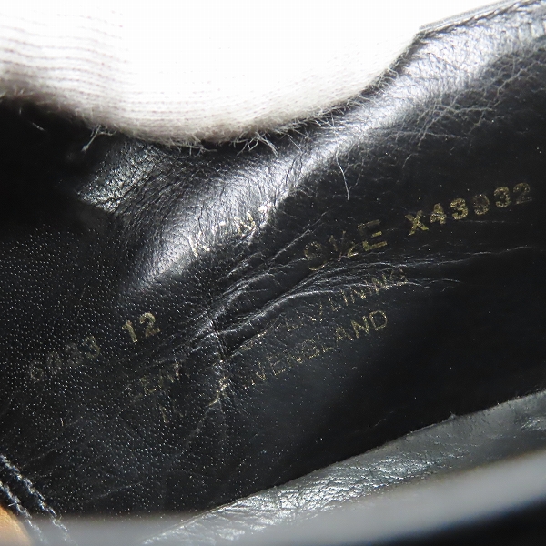 実際に弊社で買取させて頂いたCROCKETT&JONES/クロケット＆ジョーンズ KENT/ケント ストレートチップ 6033-12/8.5Eの画像 5枚目