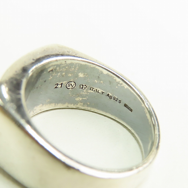 実際に弊社で買取させて頂いたBOTTEGA VENETA/ボッテガヴェネタ イントレチャート リング/指輪 20.5-21号の画像 3枚目