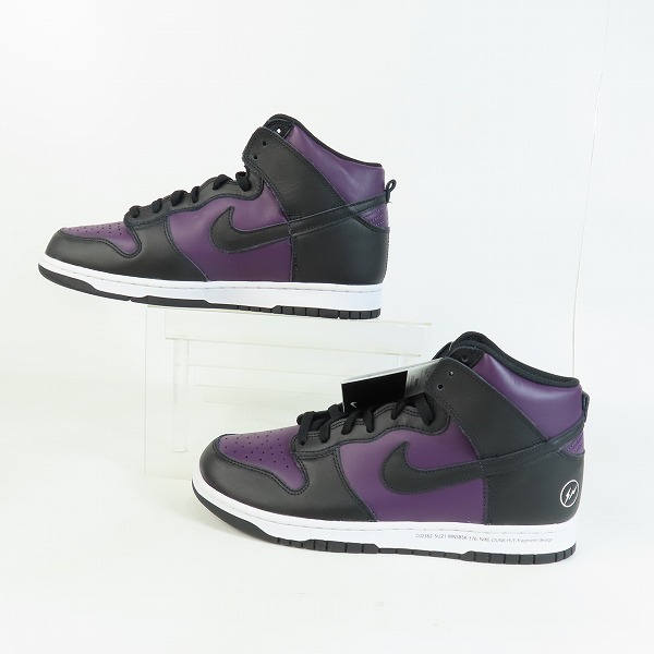 実際に弊社で買取させて頂いた【未使用】NIKE×FRAGMENT DESIGN/ナイキ×フラグメントデザイン DUNK HI/F ダンクハイ 北京 DJ0382-600/29の画像 3枚目