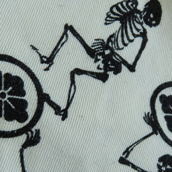 実際に弊社で買取させて頂いたEVISU/エヴィス 新恵美寿神頭 LOT.2121 レザーパッチ ボタンフライ デニムパンツ/34×34の画像 8枚目