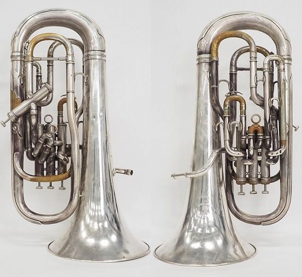 実際に弊社で買取させて頂いた★【ジャンク】BOOSEY＆HAWKES/ブージー&ホークス ユーフォニアム ハードケース付の画像 1枚目