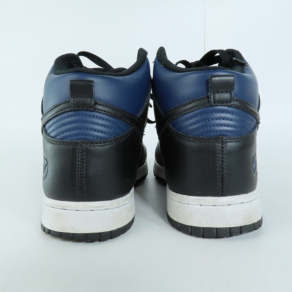 実際に弊社で買取させて頂いたNIKE×FRAGMENT DESIGN/ナイキ×フラグメントデザイン DUNK HI/ダンク ハイ ミッドナイトネイビー DJ0383-400/27の画像 1枚目