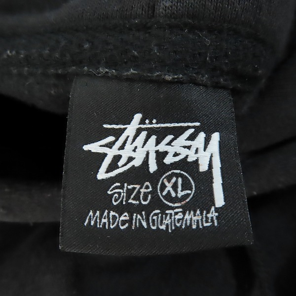 実際に弊社で買取させて頂いたSTUSSY/ステューシー ロゴ刺繍 プルオーバーパーカー/XLの画像 2枚目
