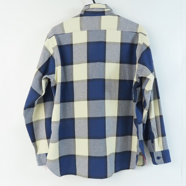 実際に弊社で買取させて頂いたSUGARCANE/シュガーケーン ツイルチェックワークシャツ SC29155 Lの画像 1枚目