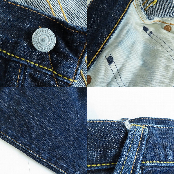 実際に弊社で買取させて頂いたEVISU/エヴィス Lot.2000 No.3 カモメプリント/40×32の画像 6枚目