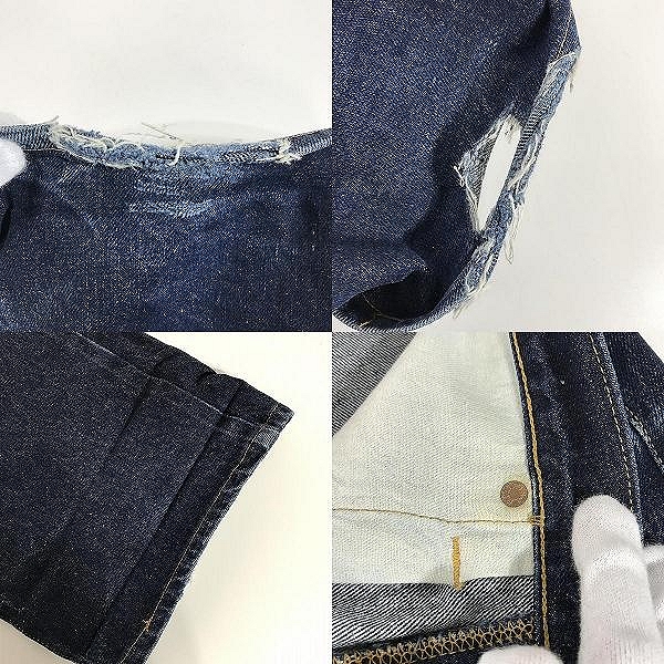 実際に弊社で買取させて頂いたLevi’s/リーバイス LVC 201XX 刻印555 バレンシア工場 BIGE ビッグE 201-0004/W36L40の画像 9枚目