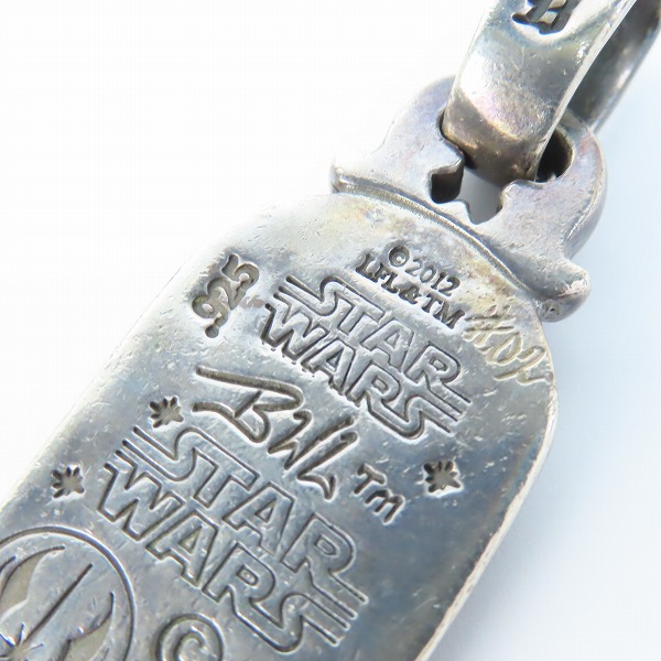 実際に弊社で買取させて頂いた【ギャラ付き】BWL×STAR WARS/ビルウォールレザー×スターウォーズ ドッグタグトップの画像 6枚目