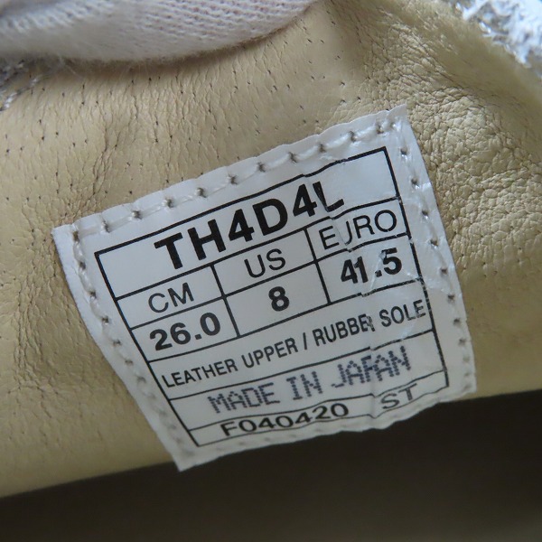 実際に弊社で買取させて頂いたOnitsuka Tiger/オニツカタイガー COLESNE LO コレソン ロー レザー ローカットスニーカー TH4D4L/26の画像 5枚目