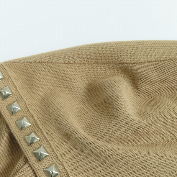 実際に弊社で買取させて頂いたHYSTERIC GLAMOUR/ヒステリックグラマー 21AW Studs Cardigan スタッズ カーディガン 02213ND01/Mの画像 6枚目