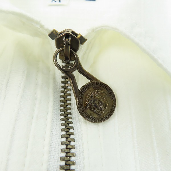 実際に弊社で買取させて頂いたVERSACE/ヴェルサーチ ジップアップシャツ/Mの画像 7枚目