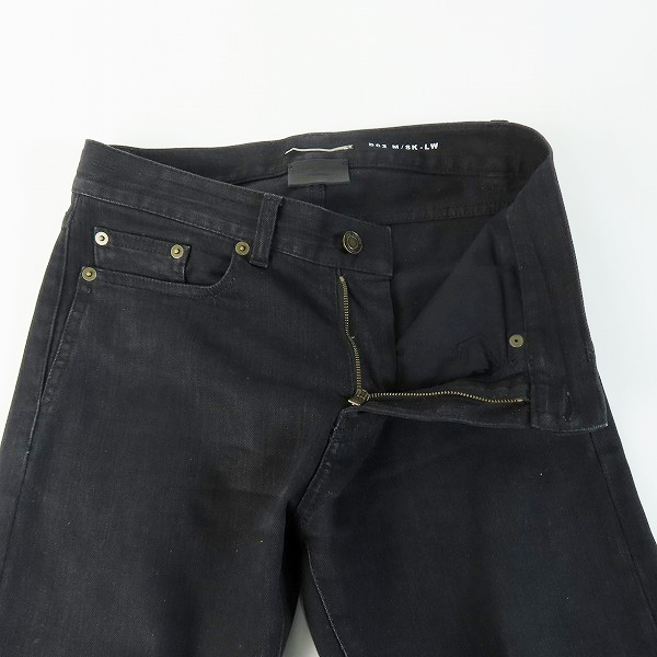 実際に弊社で買取させて頂いた【JPタグ】SAINT LAURENT PARIS/サンローランパリ 17AW ニーリペアデザイン スキニーデニムパンツ 470340/27の画像 2枚目
