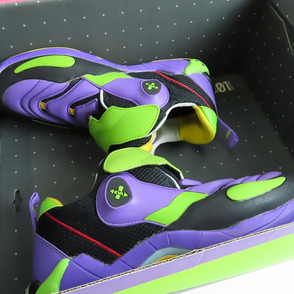 実際に弊社で買取させて頂いた【観賞用】キングレコード EVANGELION/エヴァンゲリオン EVA-SUPERNOVA01 初号機モデル スニーカー/Sの画像 8枚目