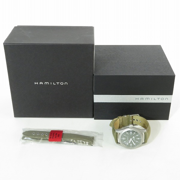 実際に弊社で買取させて頂いたHAMILTON/ハミルトン カーキ メカニカル 手巻き 腕時計/ウォッチ 000095の画像 7枚目