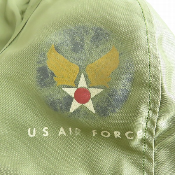 実際に弊社で買取させて頂いたTHE REAL McCOY’s/ザリアルマッコイズ AF-33-(038)7385 SIGMUND EISNER CO. 実名復刻 N-2/XSの画像 8枚目