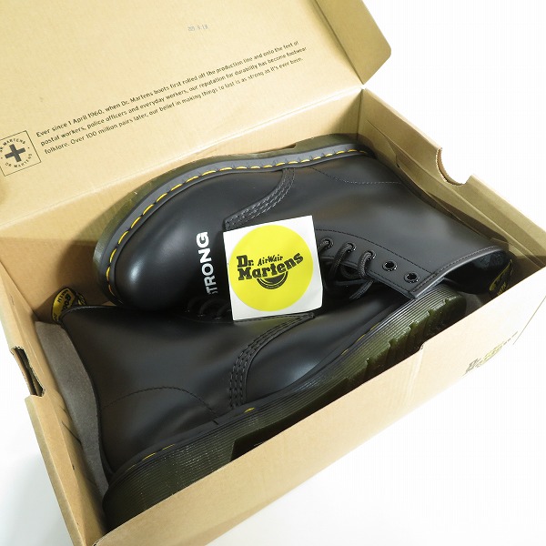 実際に弊社で買取させて頂いたDr.Martens/ドクターマーチン 23aw 1460 MADE STRONG 8アイレットブーツ /UK5の画像 6枚目