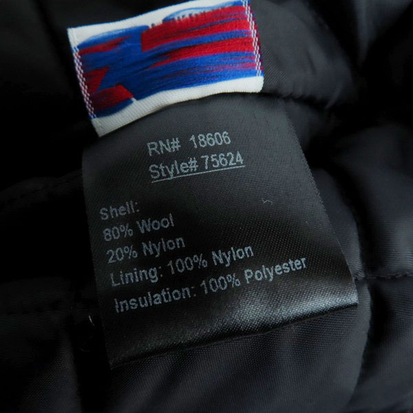 実際に弊社で買取させて頂いた【未使用】SCHOTT/ショット ウール シングルPコート/ピーコート 米国製 75624 NAV/40の画像 3枚目