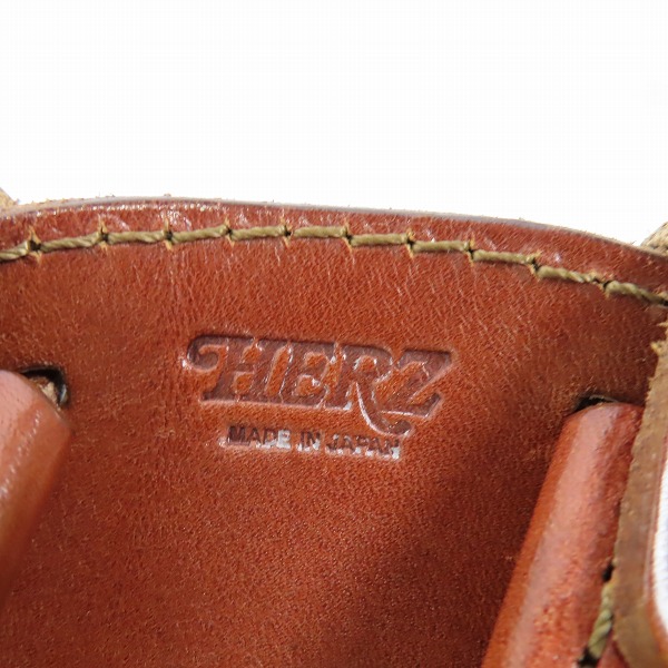 実際に弊社で買取させて頂いたHERZ/ヘルツ 半かぶせの二本ベルト リュック/レザー バックパック R-152の画像 3枚目