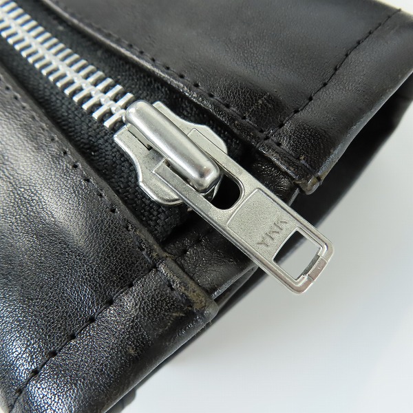 実際に弊社で買取させて頂いたBACKLASH/バックラッシュ オリーチェイタリアンショルダー レザー ダブルライダース 1572-02/Lの画像 5枚目