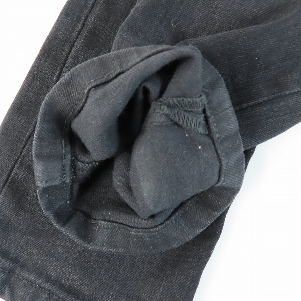 実際に弊社で買取させて頂いた【JPタグ】SAINT LAURENT PARIS/サンローランパリ 17AW ニーリペアデザイン スキニーデニムパンツ 470340/27の画像 9枚目